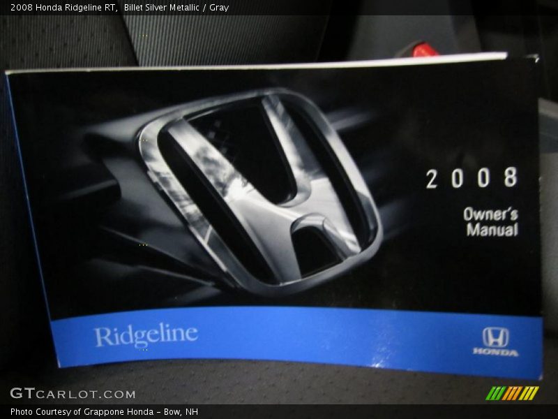 Billet Silver Metallic / Gray 2008 Honda Ridgeline RT
