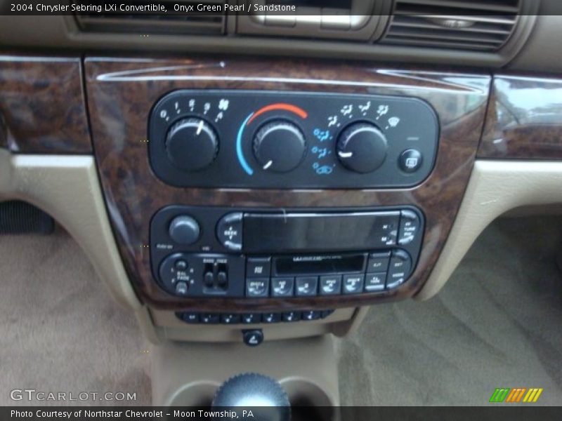 Onyx Green Pearl / Sandstone 2004 Chrysler Sebring LXi Convertible