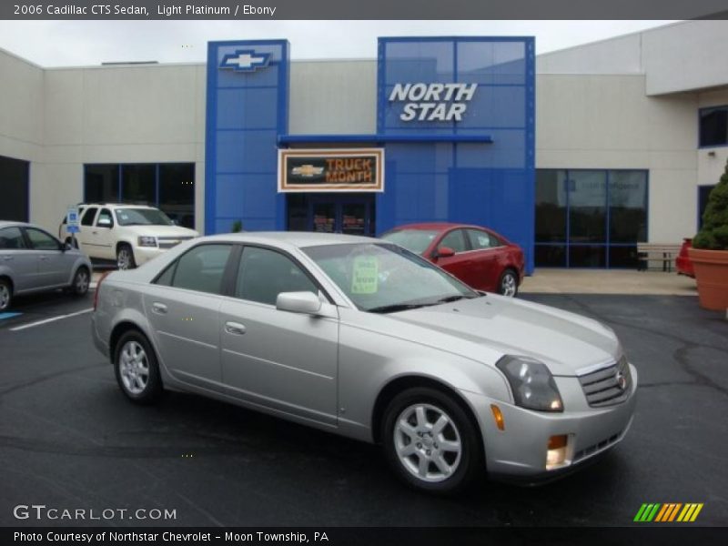 Light Platinum / Ebony 2006 Cadillac CTS Sedan