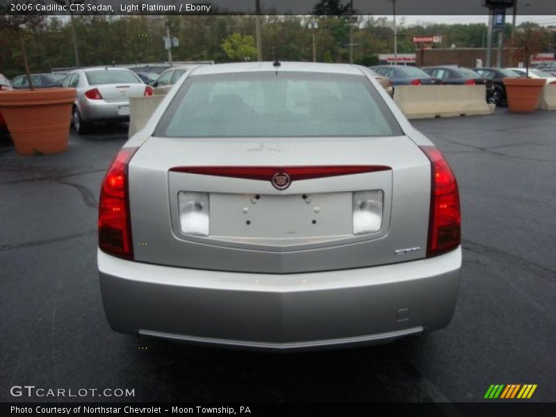 Light Platinum / Ebony 2006 Cadillac CTS Sedan