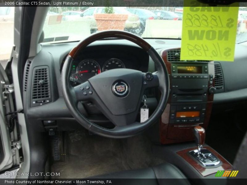 Light Platinum / Ebony 2006 Cadillac CTS Sedan