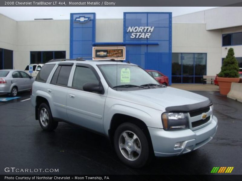 Moondust Metallic / Ebony 2008 Chevrolet TrailBlazer LT 4x4