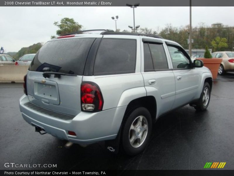 Moondust Metallic / Ebony 2008 Chevrolet TrailBlazer LT 4x4