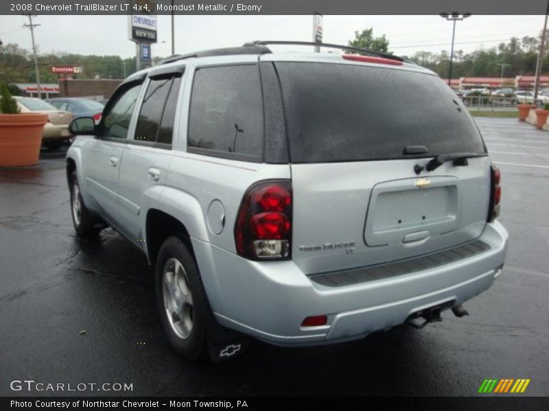 Moondust Metallic / Ebony 2008 Chevrolet TrailBlazer LT 4x4