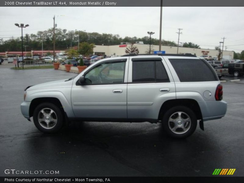 Moondust Metallic / Ebony 2008 Chevrolet TrailBlazer LT 4x4