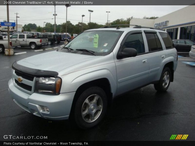 Moondust Metallic / Ebony 2008 Chevrolet TrailBlazer LT 4x4