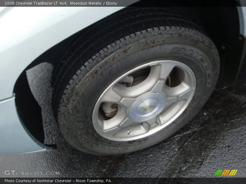 Moondust Metallic / Ebony 2008 Chevrolet TrailBlazer LT 4x4