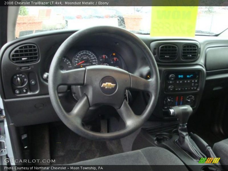 Moondust Metallic / Ebony 2008 Chevrolet TrailBlazer LT 4x4