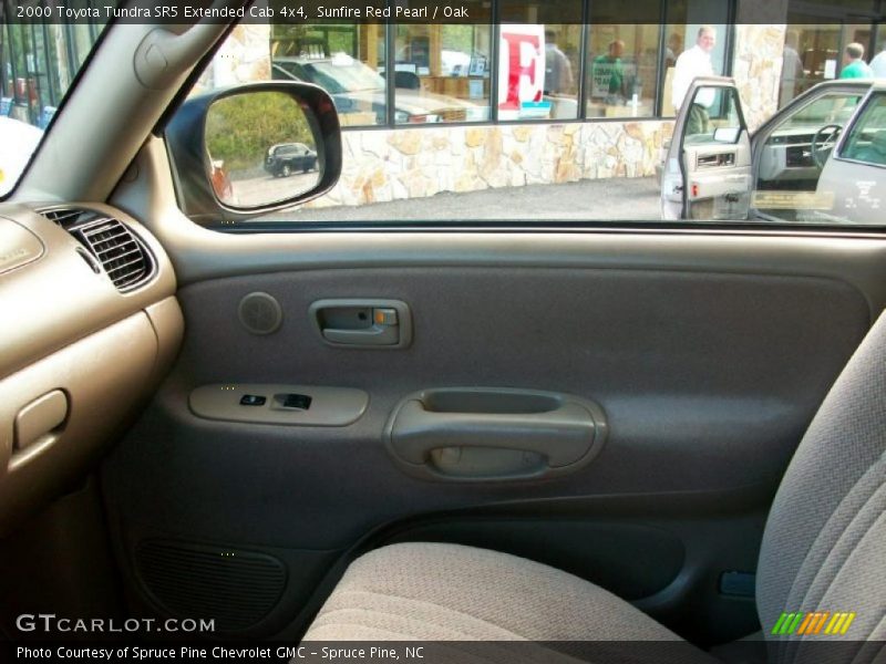 Sunfire Red Pearl / Oak 2000 Toyota Tundra SR5 Extended Cab 4x4