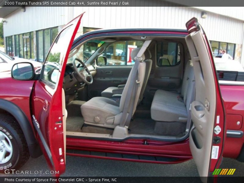 Sunfire Red Pearl / Oak 2000 Toyota Tundra SR5 Extended Cab 4x4
