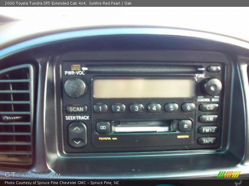 Sunfire Red Pearl / Oak 2000 Toyota Tundra SR5 Extended Cab 4x4