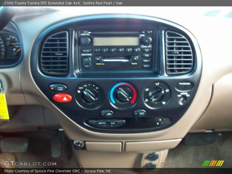 Sunfire Red Pearl / Oak 2000 Toyota Tundra SR5 Extended Cab 4x4