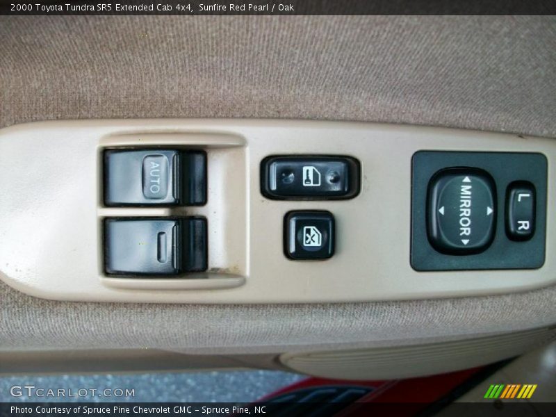 Sunfire Red Pearl / Oak 2000 Toyota Tundra SR5 Extended Cab 4x4