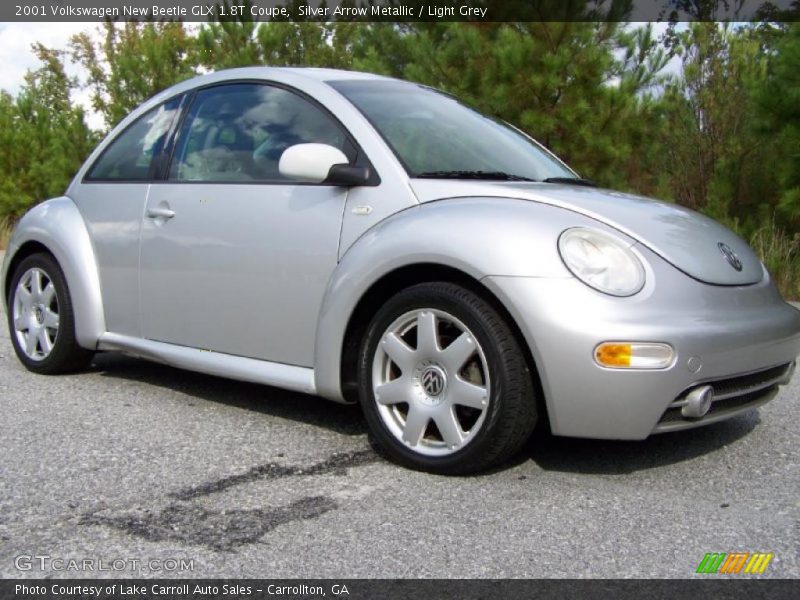 Silver Arrow Metallic / Light Grey 2001 Volkswagen New Beetle GLX 1.8T Coupe