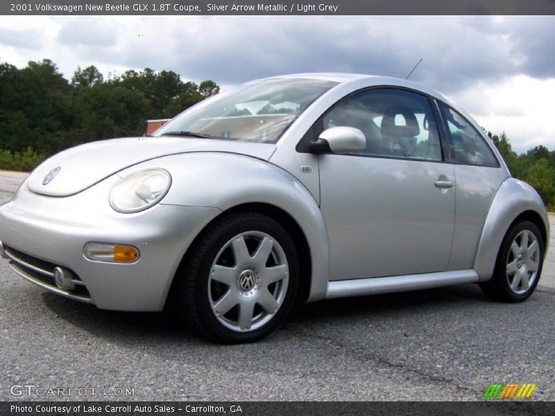 Silver Arrow Metallic / Light Grey 2001 Volkswagen New Beetle GLX 1.8T Coupe