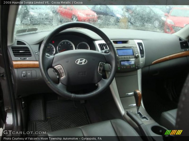 Cocoa Metallic / Cocoa 2009 Hyundai Sonata Limited V6