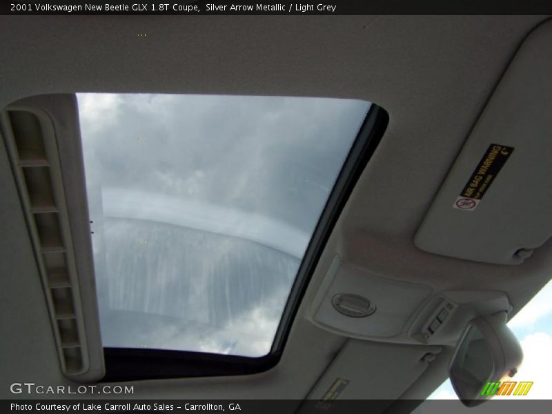 Silver Arrow Metallic / Light Grey 2001 Volkswagen New Beetle GLX 1.8T Coupe