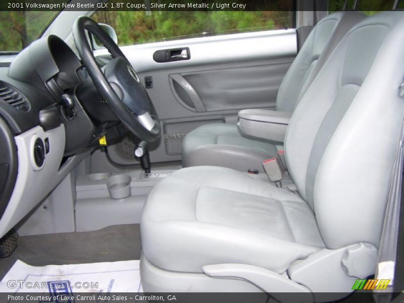 Silver Arrow Metallic / Light Grey 2001 Volkswagen New Beetle GLX 1.8T Coupe