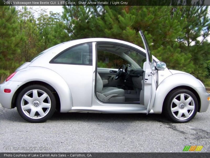 Silver Arrow Metallic / Light Grey 2001 Volkswagen New Beetle GLX 1.8T Coupe