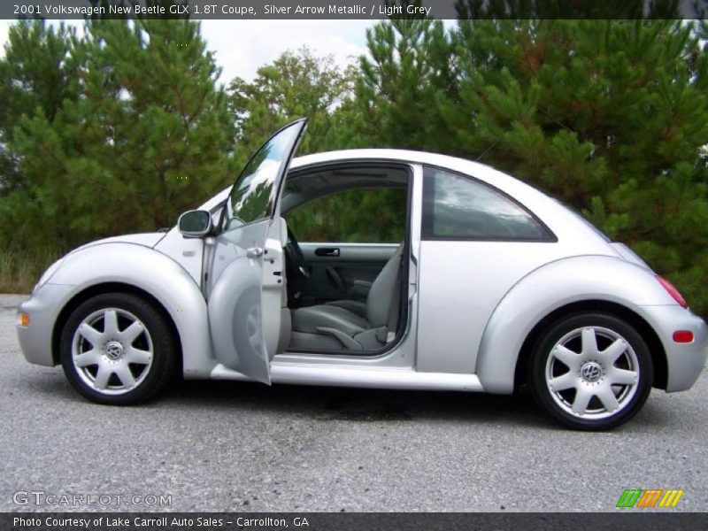 Silver Arrow Metallic / Light Grey 2001 Volkswagen New Beetle GLX 1.8T Coupe