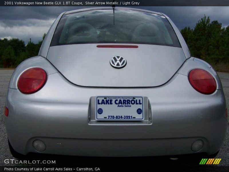 Silver Arrow Metallic / Light Grey 2001 Volkswagen New Beetle GLX 1.8T Coupe