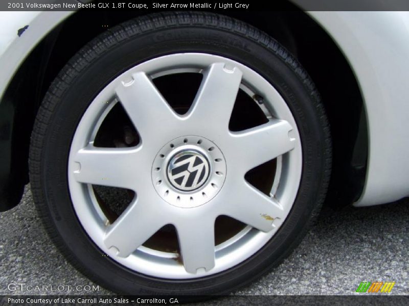 Silver Arrow Metallic / Light Grey 2001 Volkswagen New Beetle GLX 1.8T Coupe