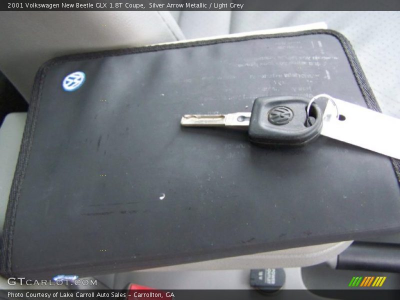 Silver Arrow Metallic / Light Grey 2001 Volkswagen New Beetle GLX 1.8T Coupe