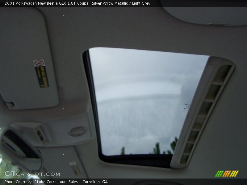 Silver Arrow Metallic / Light Grey 2001 Volkswagen New Beetle GLX 1.8T Coupe