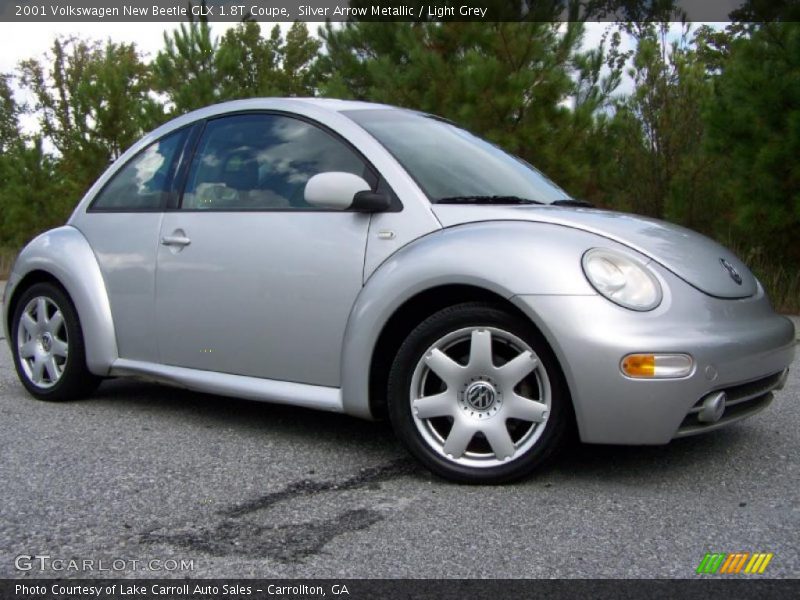 Silver Arrow Metallic / Light Grey 2001 Volkswagen New Beetle GLX 1.8T Coupe