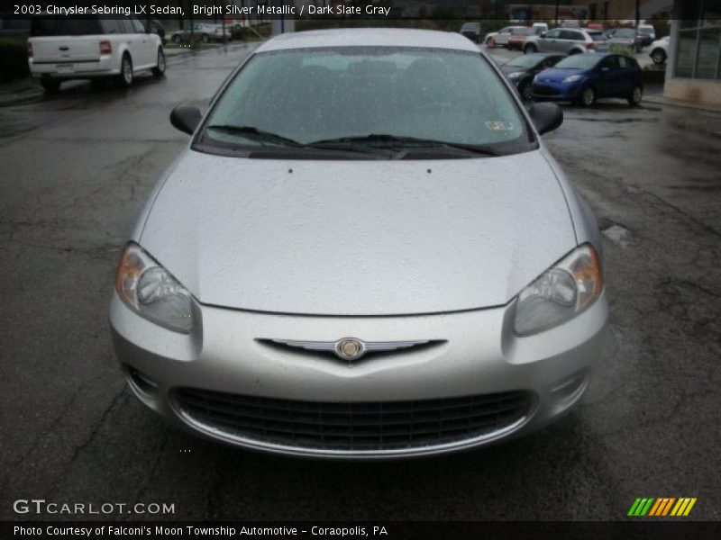 Bright Silver Metallic / Dark Slate Gray 2003 Chrysler Sebring LX Sedan