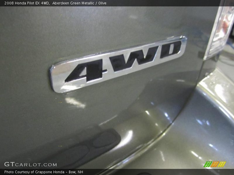Aberdeen Green Metallic / Olive 2008 Honda Pilot EX 4WD