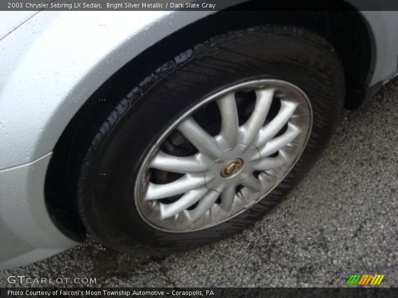 Bright Silver Metallic / Dark Slate Gray 2003 Chrysler Sebring LX Sedan