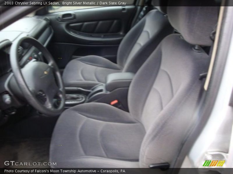 Bright Silver Metallic / Dark Slate Gray 2003 Chrysler Sebring LX Sedan