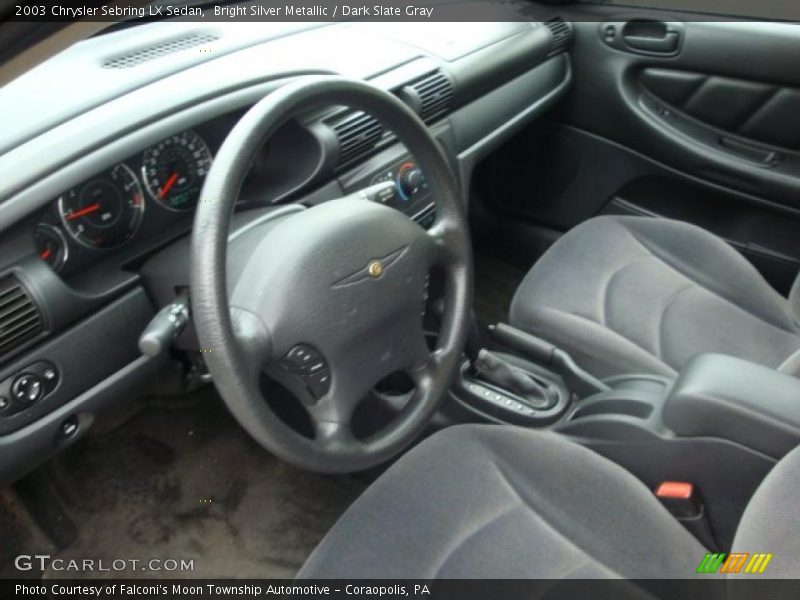 Bright Silver Metallic / Dark Slate Gray 2003 Chrysler Sebring LX Sedan