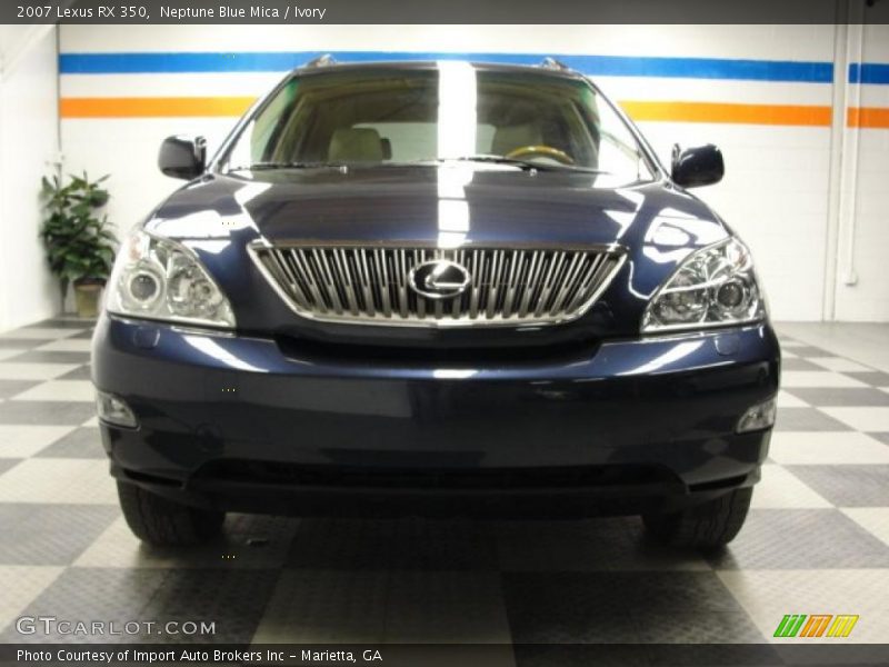 Neptune Blue Mica / Ivory 2007 Lexus RX 350