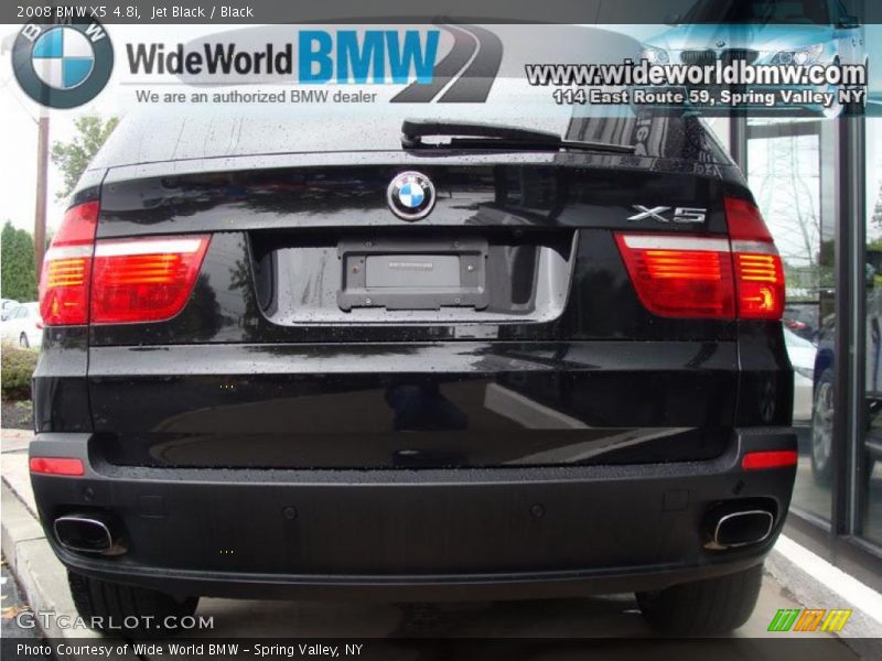 Jet Black / Black 2008 BMW X5 4.8i