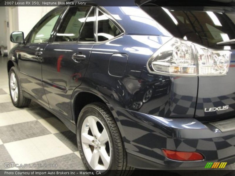 Neptune Blue Mica / Ivory 2007 Lexus RX 350