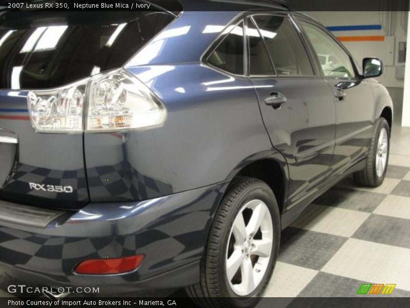 Neptune Blue Mica / Ivory 2007 Lexus RX 350