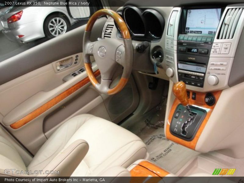 Neptune Blue Mica / Ivory 2007 Lexus RX 350