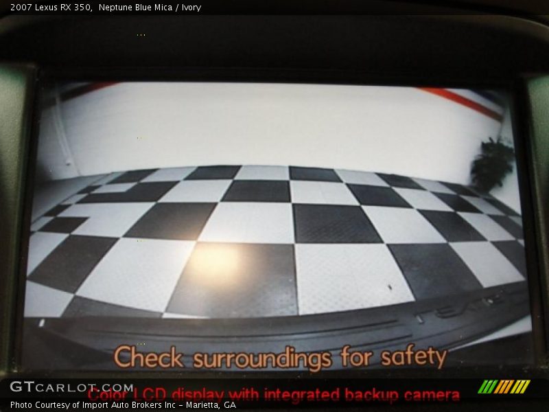 Neptune Blue Mica / Ivory 2007 Lexus RX 350