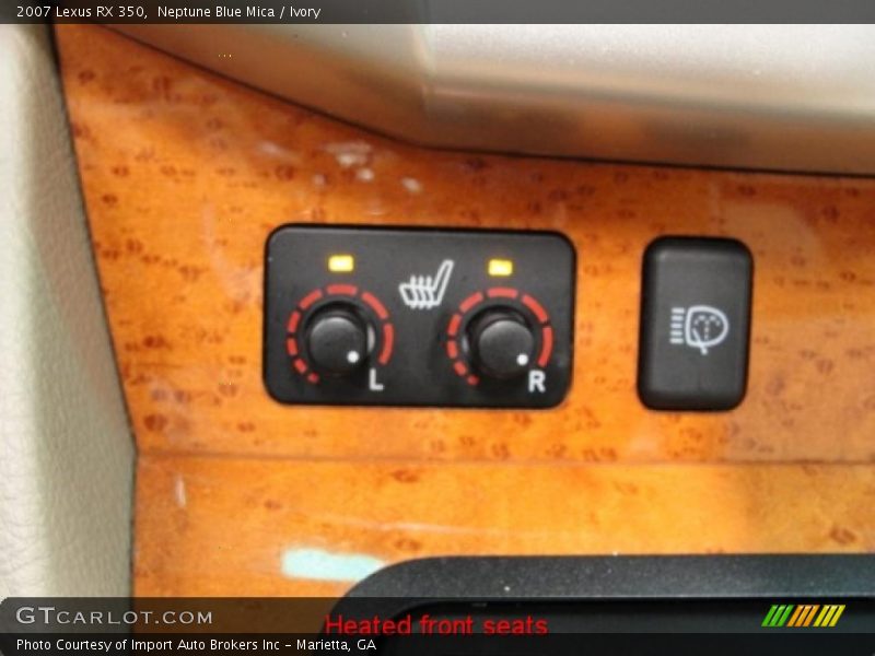 Neptune Blue Mica / Ivory 2007 Lexus RX 350