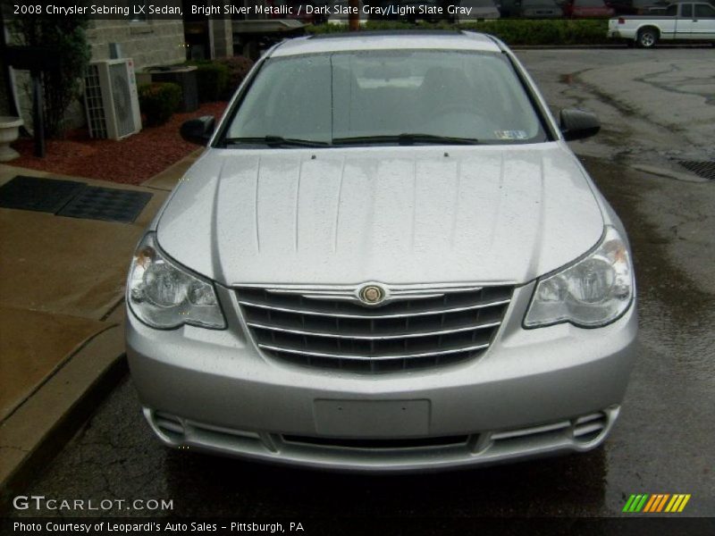 Bright Silver Metallic / Dark Slate Gray/Light Slate Gray 2008 Chrysler Sebring LX Sedan