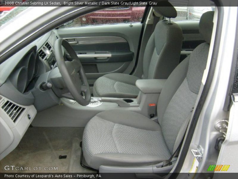 Bright Silver Metallic / Dark Slate Gray/Light Slate Gray 2008 Chrysler Sebring LX Sedan