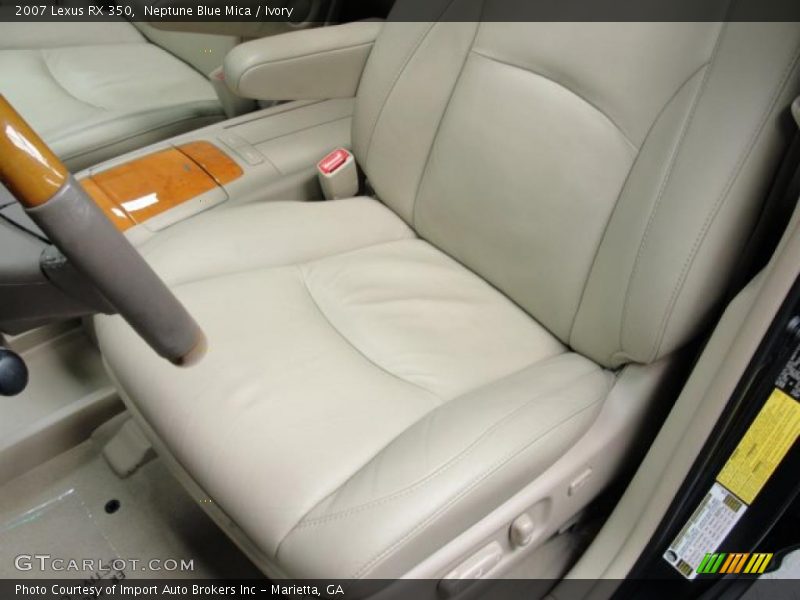 Neptune Blue Mica / Ivory 2007 Lexus RX 350