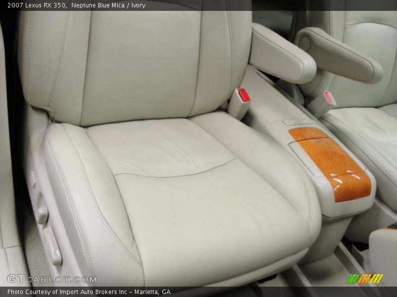 Neptune Blue Mica / Ivory 2007 Lexus RX 350