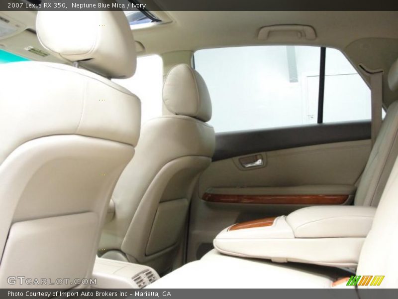 Neptune Blue Mica / Ivory 2007 Lexus RX 350