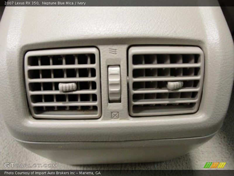 Neptune Blue Mica / Ivory 2007 Lexus RX 350