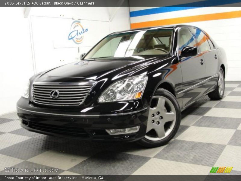 Black Onyx / Cashmere 2005 Lexus LS 430 Sedan