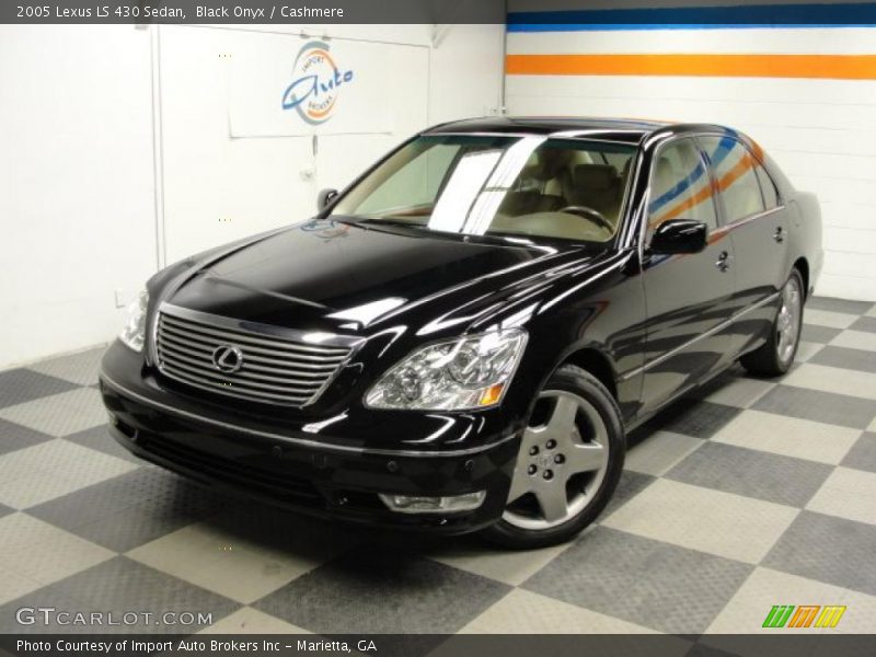 Black Onyx / Cashmere 2005 Lexus LS 430 Sedan