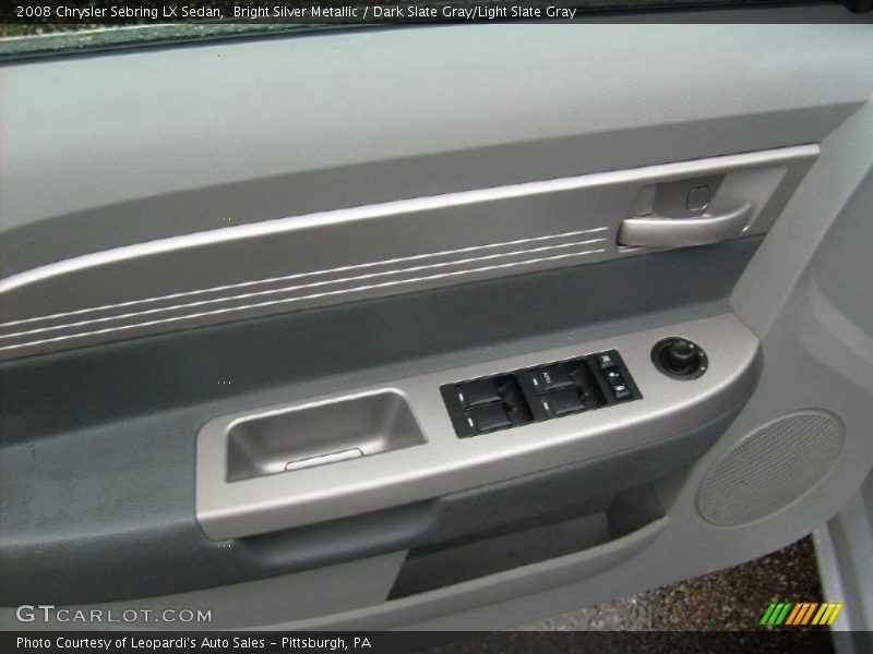 Bright Silver Metallic / Dark Slate Gray/Light Slate Gray 2008 Chrysler Sebring LX Sedan
